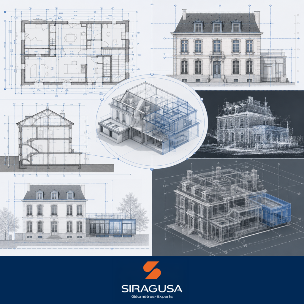 Siragusa Géomètres Experts - relevés architecturaux